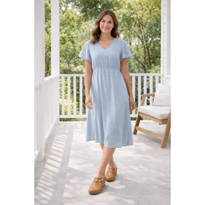 Kadın Hakiki Deri Çiçek Detaylı Bohem Tarz Rahat Mantar Taban Wedge Terlik