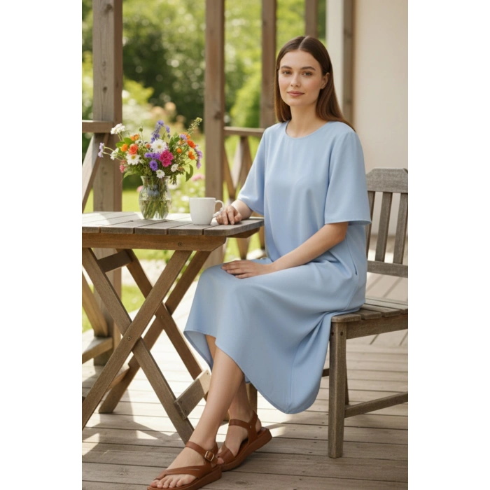 Luna Kadın Taba Hakiki Deri Parmak Arası Düz Günlük Konforlu Sandalet