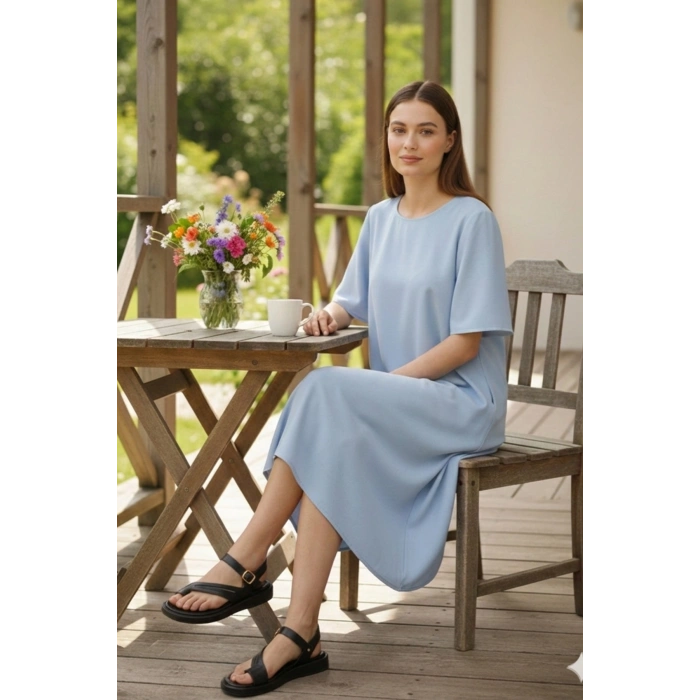 Luna Kadın Siyah Hakiki Deri Parmak Arası Düz Günlük Konforlu Sandalet