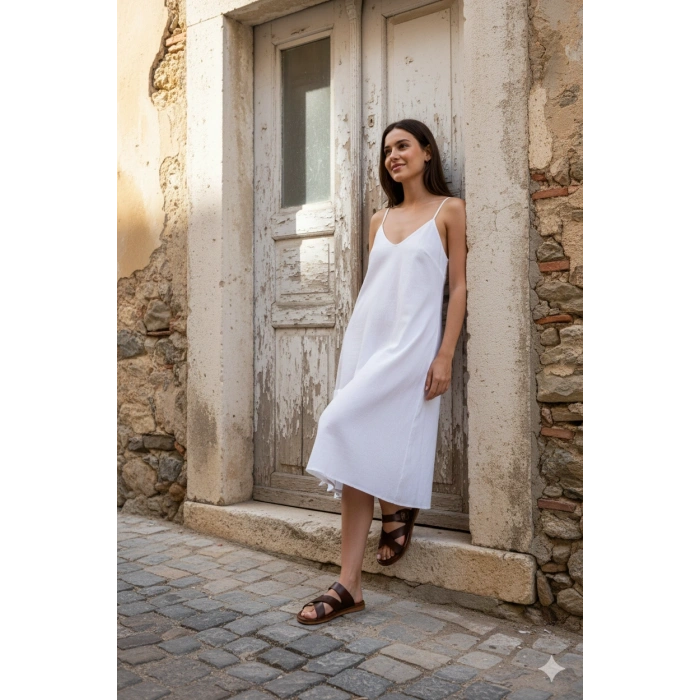 Zana Kadın Çapraz Bantlı Rahat Kaymaz Taban Terlik