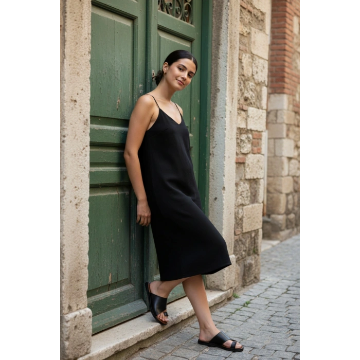 Marjan Kadın Kavisli Rahat Kaymaz Taban Terlik