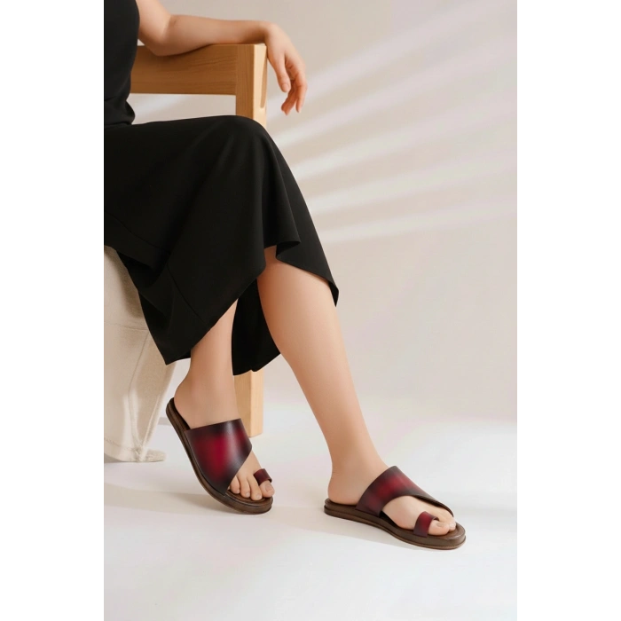 Marjan Kadın Kavisli Rahat Kaymaz Taban Terlik