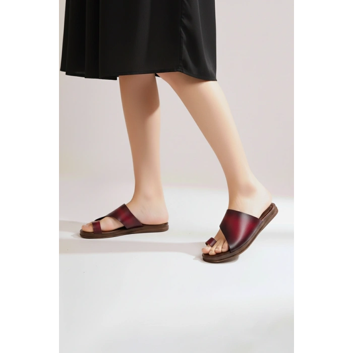 Marjan Kadın Kavisli Rahat Kaymaz Taban Terlik