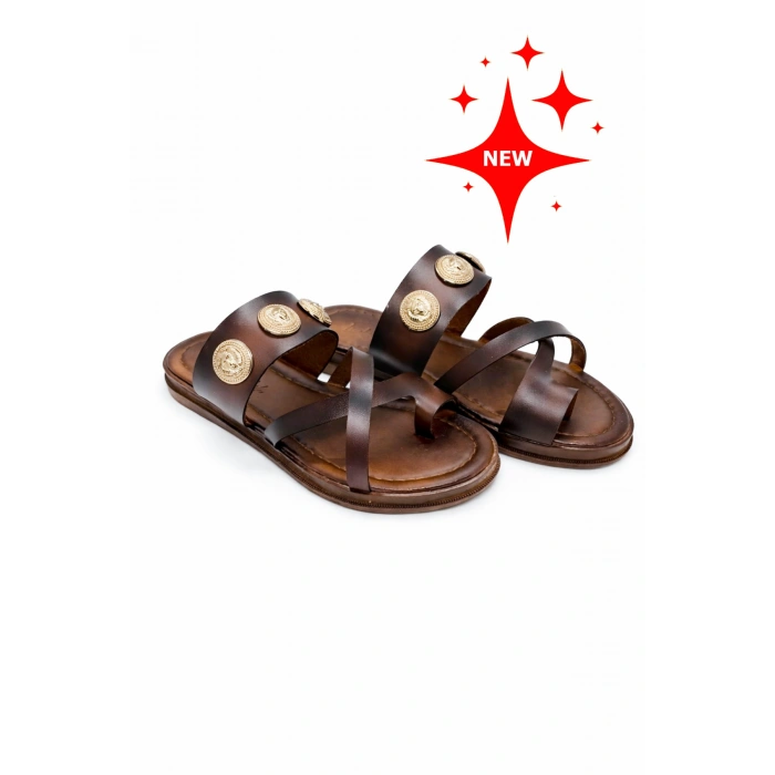 Lali Kadın Aksesuar Detaylı Rahat Kaymaz Taban Şık Terlik