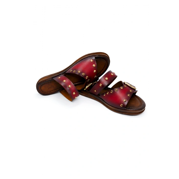 Leda Kadın Trok Detaylı Kaymaz Taban Şık Rahat Terlik