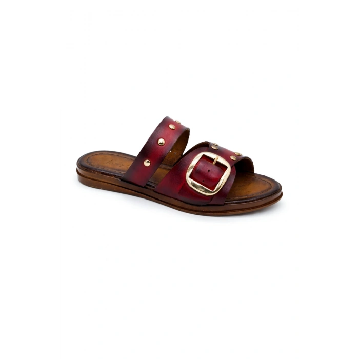 Leda Kadın Trok Detaylı Kaymaz Taban Şık Rahat Terlik