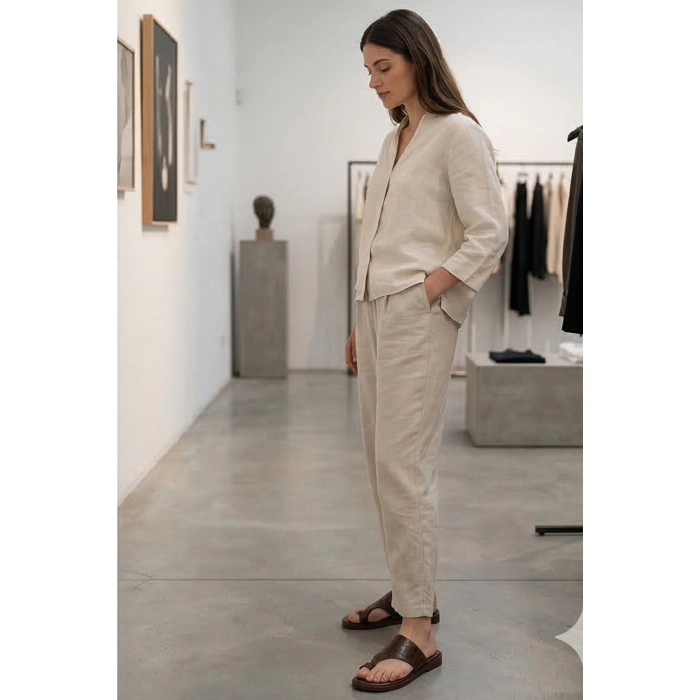 Angela Krokodil Desenli Parmak Arası Terlik