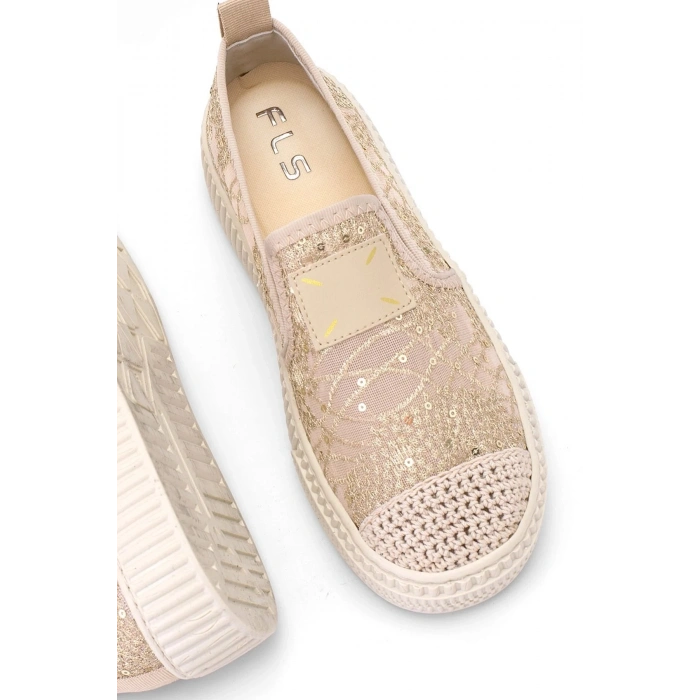 Renda Ten Dantelli Rahat Taban Günlük Ayakkabı