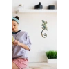 Gekko 3 Boyutlu Dekoratif Reçine Salon Balkon Dış Duvar Süsü Hediye Uğur Getirsin