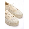 Lacy Ten Dantelli Taşlı Rahat Taban Günlük Ayakkabı