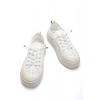 Lacy Beyaz Dantelli Taşlı Rahat Taban Günlük Ayakkabı