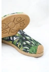 Jungle Çok Renkli Örgü Triko Kadın Espadril