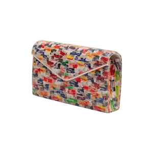 Zincir Askılı Renkli Şık İtalyan Portföy Çanta