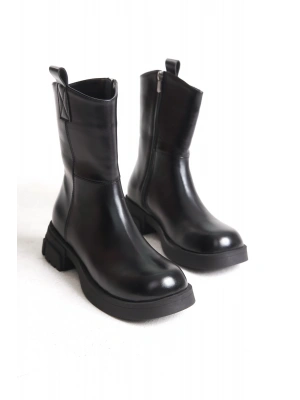 Nayis Kadın Frmuarlı KalınTaban Günlük Rahat ve Şık Bot