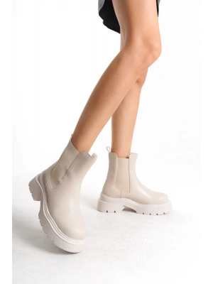 Chelsea Kadın Yandan Lastikli Günlük Kalın Taban Bot