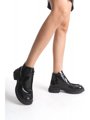 London Yarım Boğaz Bağcıklı Kalın Taban Günlük Rahat Bot