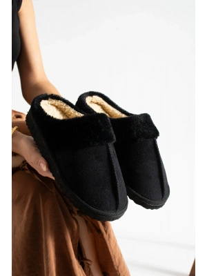 İçi Tüylü Rahat Sessiz Ev Terliği