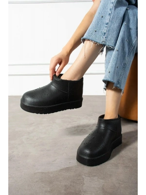 Mira Su Geçirmez İçi Suni Kürklü Soğuk Hava Dayanıklı Kalın Taban Kadın Bot