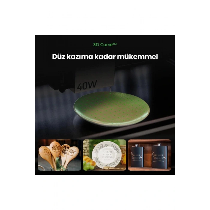 xTool S1 40W Dark Deluxe Lazer Cihazı