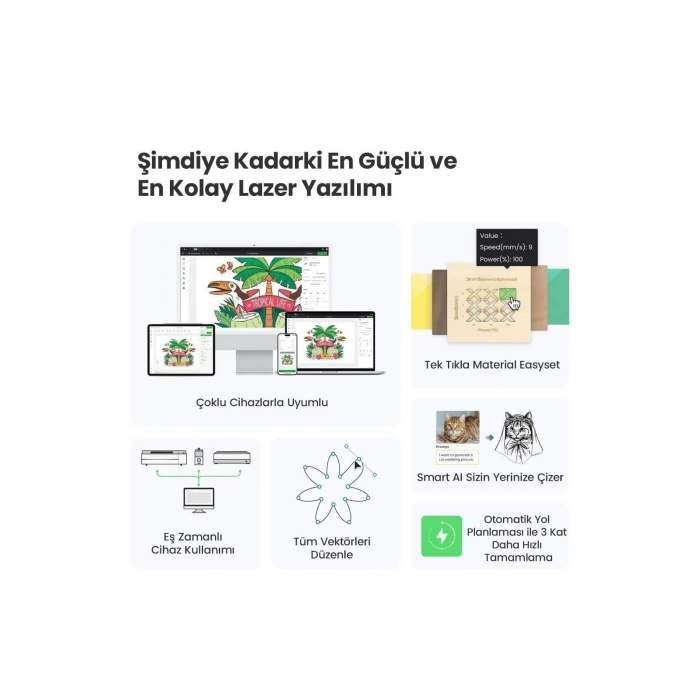 xTool F1 Ultra Lazer Cihazı - Sınıf 1