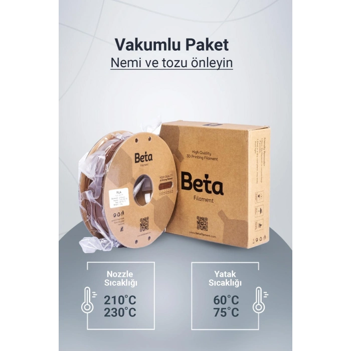 Beta PLA+ Brown Filament 1.75mm 1 Kg