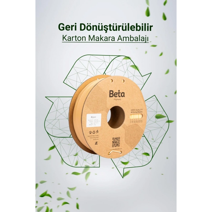 Beta PLA+ Cream Filament 1.75mm 1 Kg