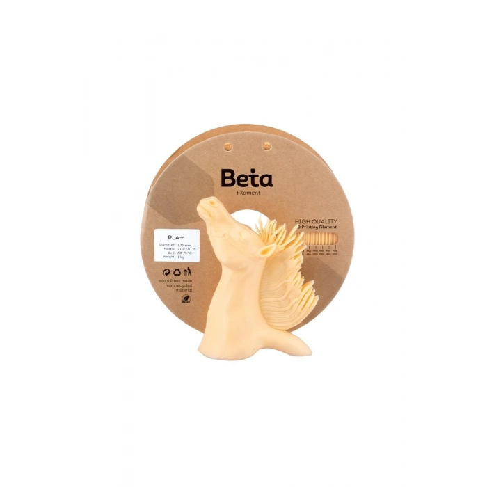 Beta PLA+ Cream Filament 1.75mm 1 Kg