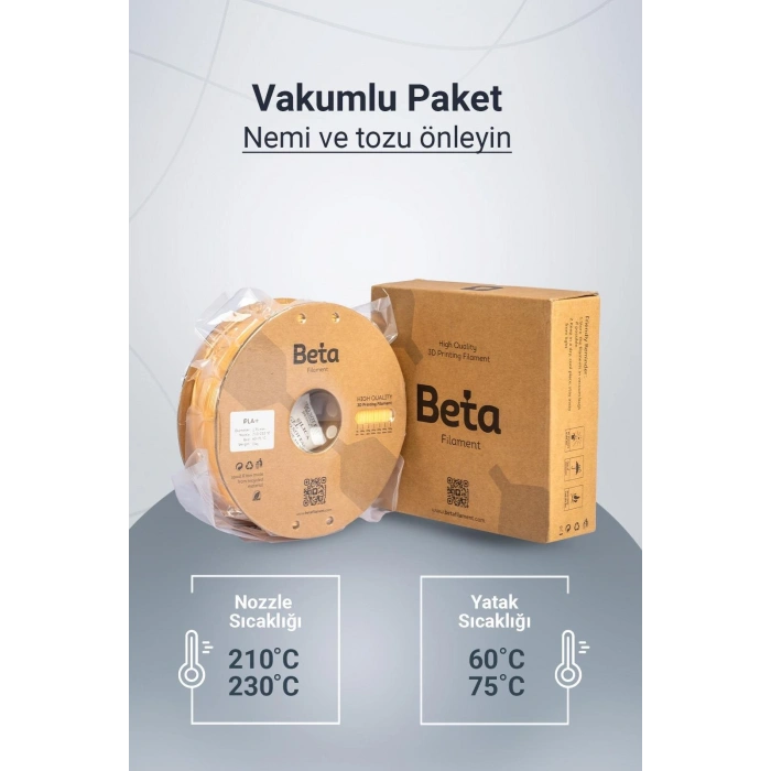 Beta PLA+ Cream Filament 1.75mm 1 Kg