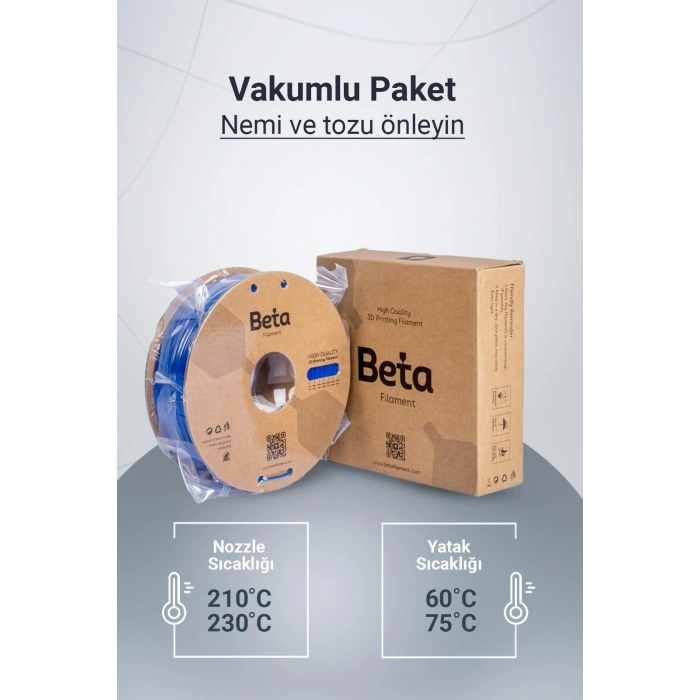 Beta PLA+ Deep Blue Filament 1.75mm 1 Kg