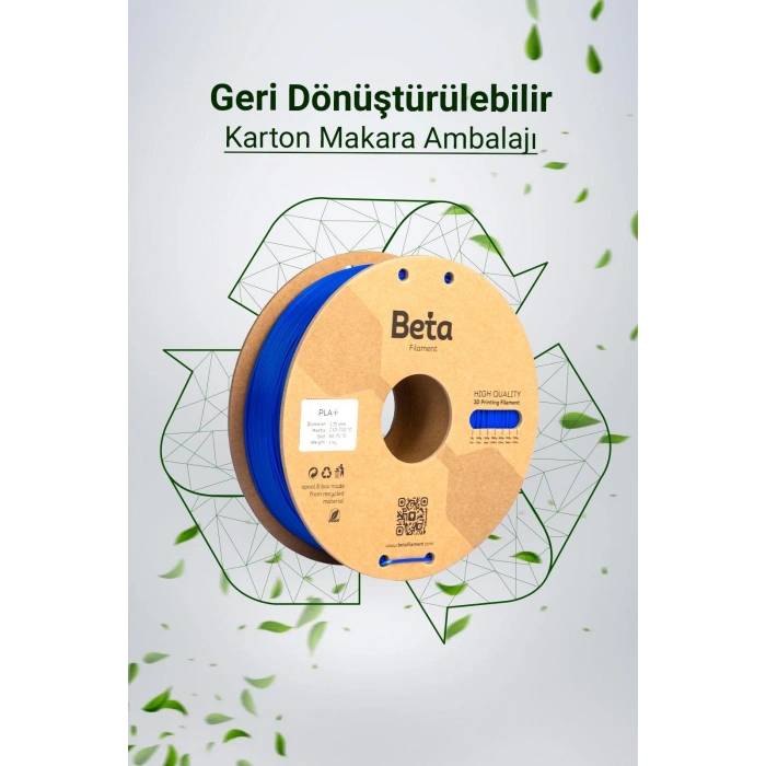 Beta PLA+ Flourescent Blue Filament 1.75mm 1 Kg