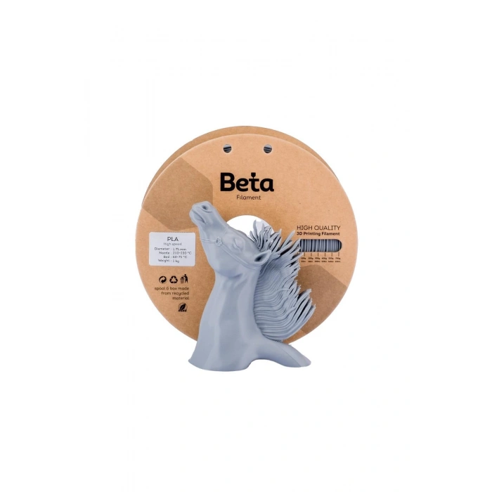 Beta PLA High-Speed Filament Grey