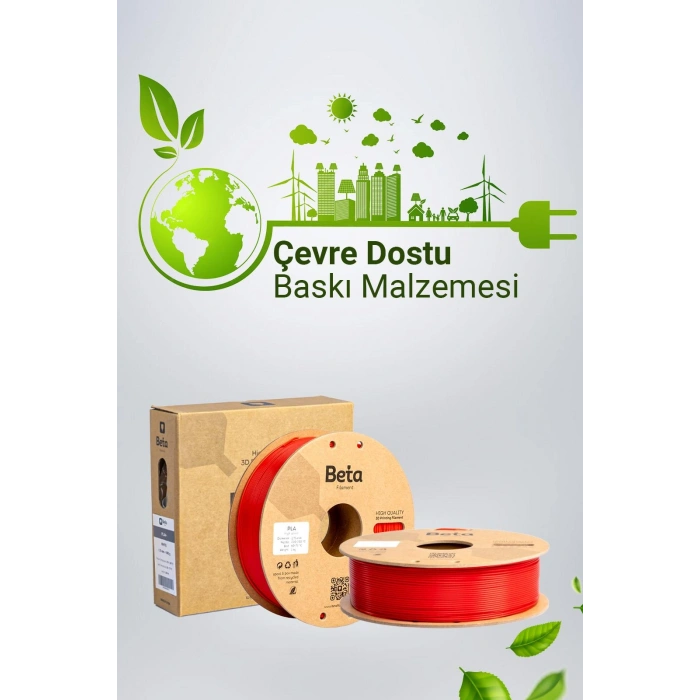 Beta PLA+ Kiss Red Filament 1.75mm 1 Kg