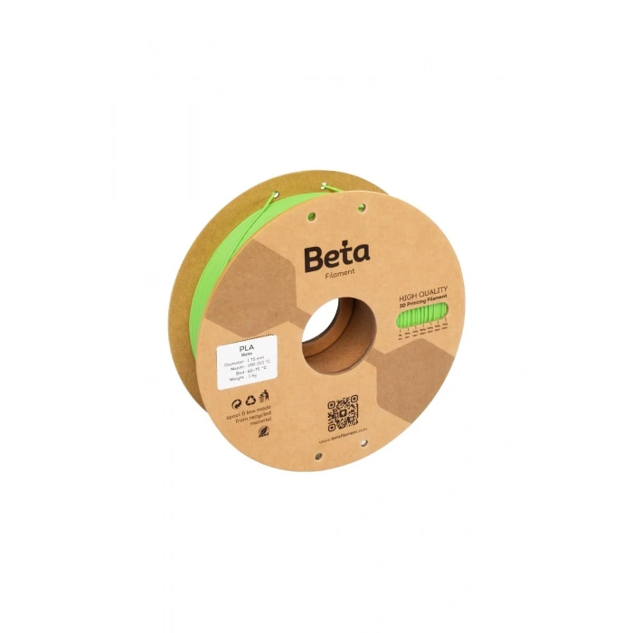 Beta PLA Matte Scallion Green Filament 1.75mm 1 Kg