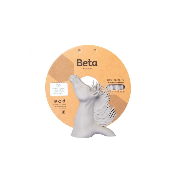 Beta PLA Matte Warm Grey Filament 1.75mm 1 Kg