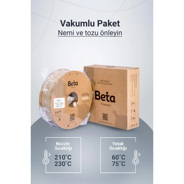 Beta PLA+ Natural Skin Filament 1.75mm 1 Kg