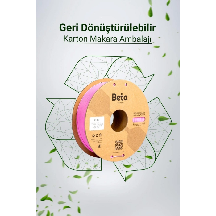 Beta PLA+ Rose Pink Filament 1.75mm 1 Kg