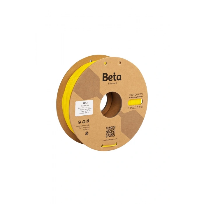 Beta TPU 95A Yellow Filament 1.75mm 800 Gr.