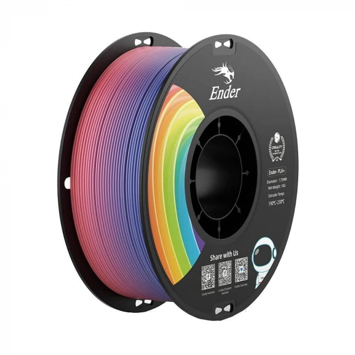 Creality Ender PLA Rainbow Filament 1.75mm 1Kg