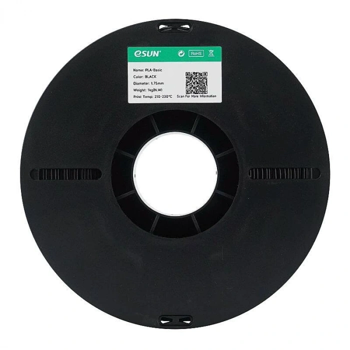 Esun PLA Basic Filament Black 1.75mm 1kg