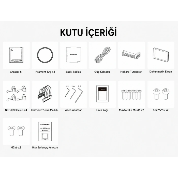 FLASHFORGE Creator 5 3D Yazıcı