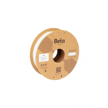 Beta TPU 95A White Filament 1.75mm 800 Gr.