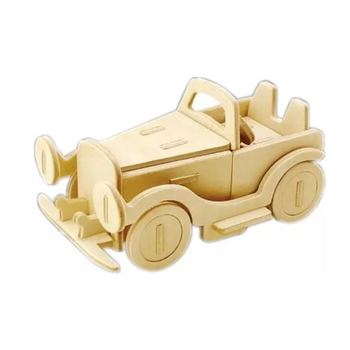 3D Ahşap Puzzle Klasik Araba JP110 25 parça