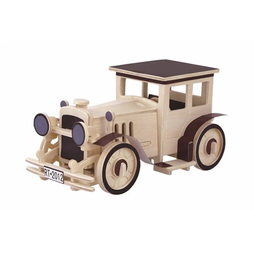 3D Ahşap Puzzle Klasik Araba JP351 49 parça