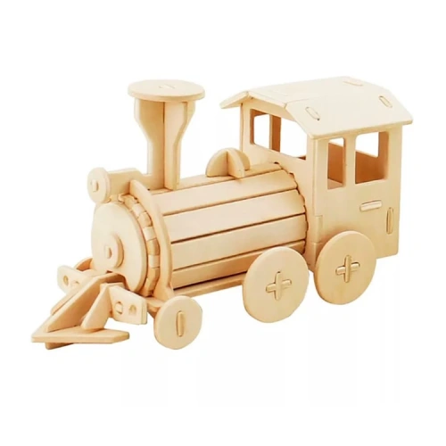 3D Ahşap Puzzle Lokomotif DZ08 23 parça