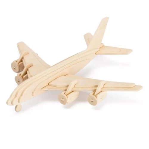 3D Ahşap Puzzle Özel Uçak JP270 35 Parça