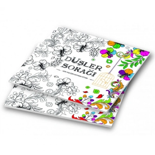 4e Boyama Kitabı Düşler Sokağı Her Yaş İçin Karatay Yayınevi