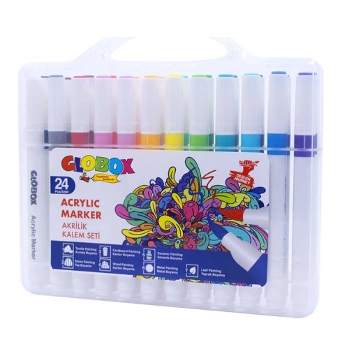 Globox Akrilik Kalem Seti 24 Lü 3686