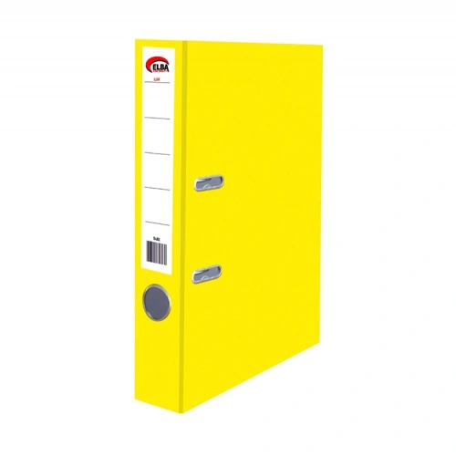 Elba Büro Klasör Dar Plastik Sarı