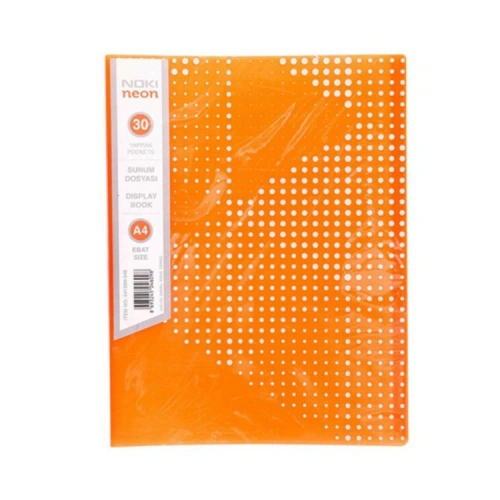 Noki Neon Seri Turuncu 40 Yaprak Sunum Dosyası