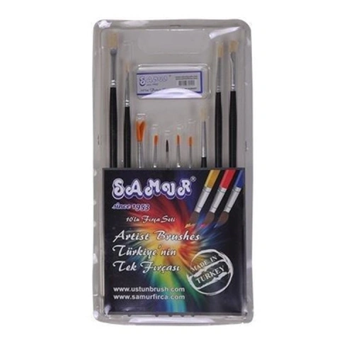Samur Fırça Seti 10 Lu